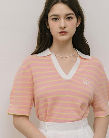 Lautre Pink Stripe knit