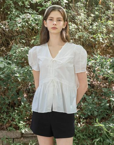 Two ribbon Blouse