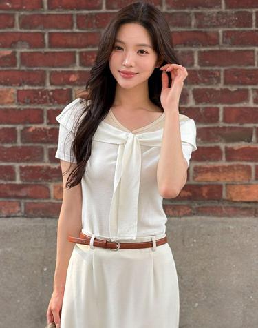 Nuve Scarf Off White Knit