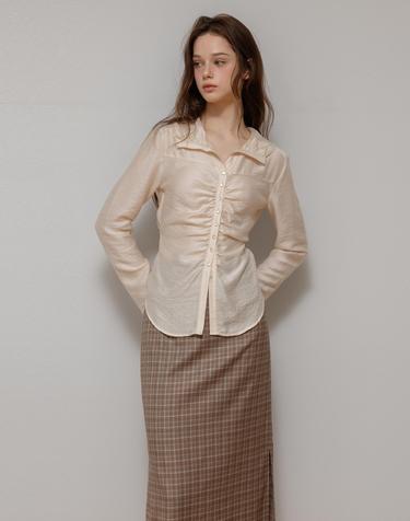 Sienne Shiring Tied Blouse
