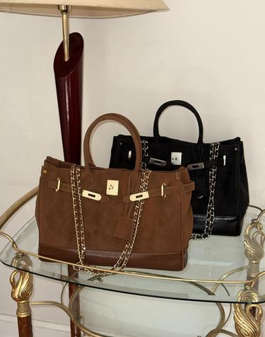 Jadin Suede Leather Bag