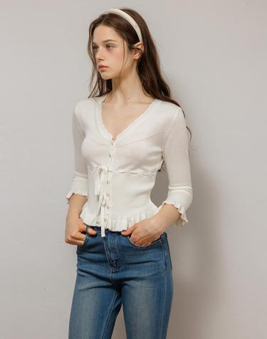 Mellow Frill Cardigan
