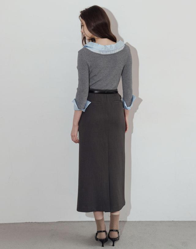 로트르드민 Pencil long Skirt 착용컷