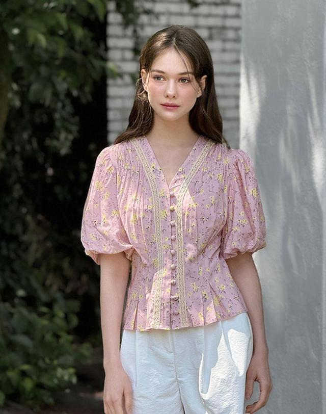 로트르드민 Lautre de mins Rachel Blouse 착용컷