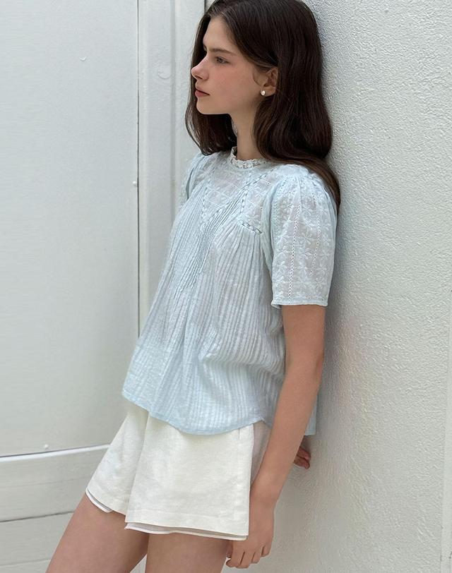 로트르드민 Linen Flared shorts 착용컷