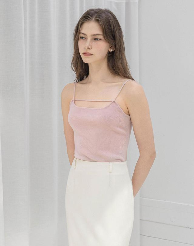 로트르드민 Tencel String Knit Top 착용컷