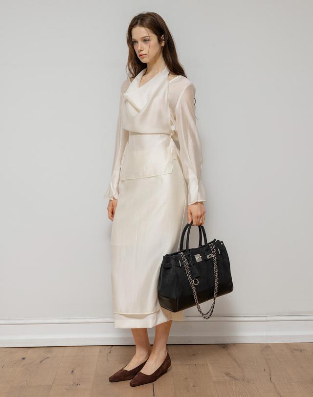 로트르드민 Sheer layered skirt 착용컷