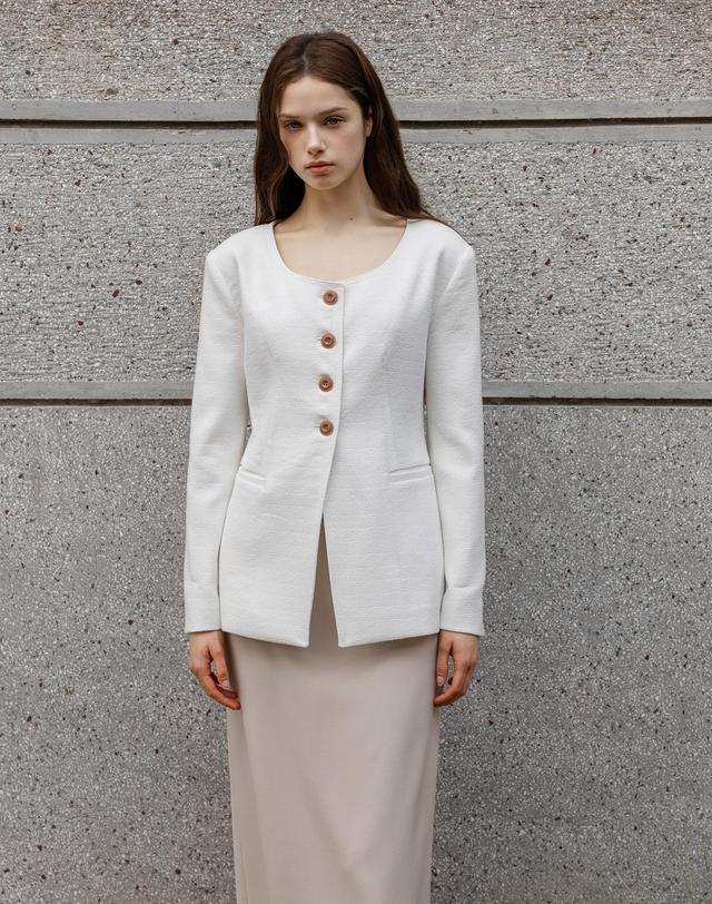 로트르드민 Maren Tweed Jacket 착용컷
