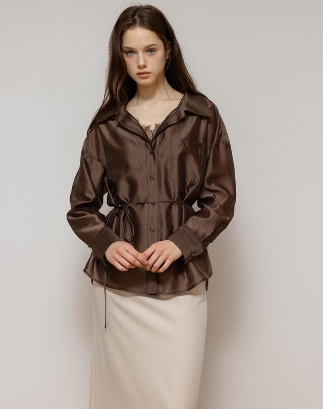 로트르드민 New jadin Brown shirts 착용컷