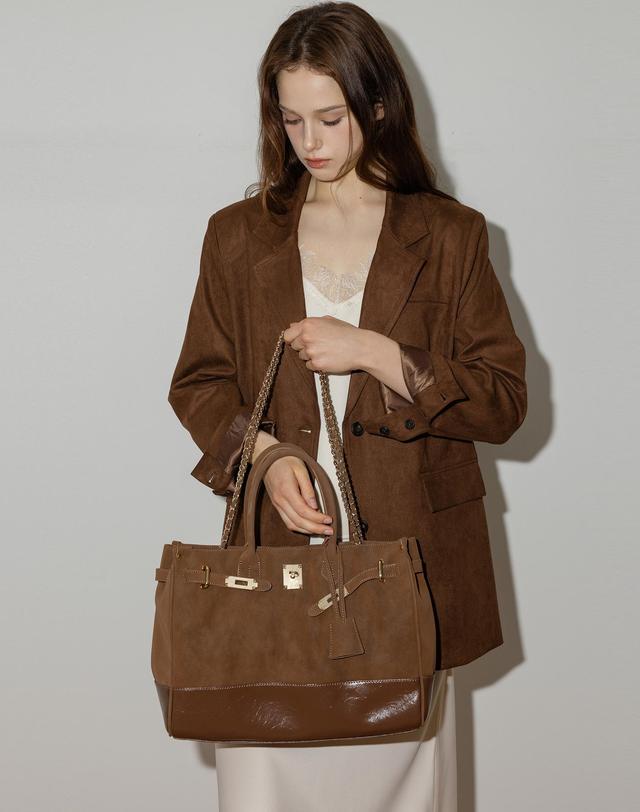 로트르드민 Moca Suede Jacket 착용컷