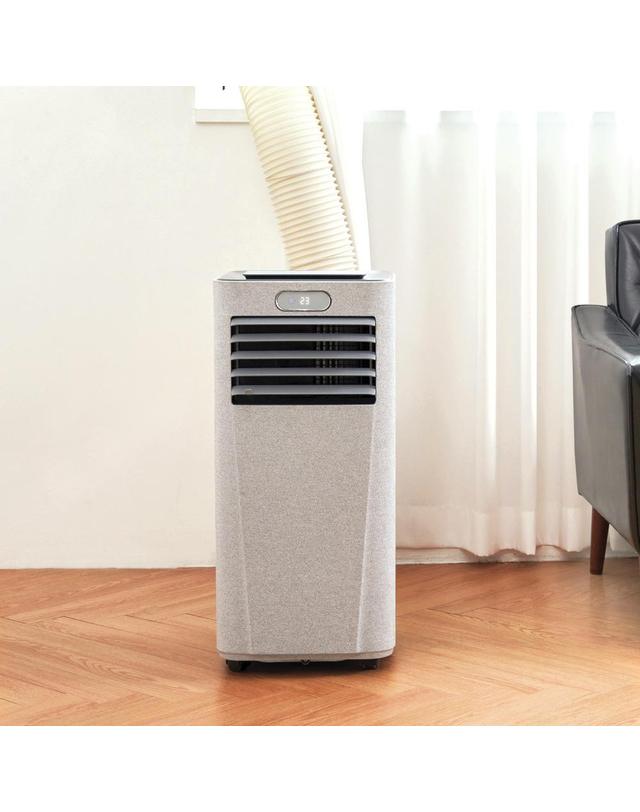 롯데알미늄 롯데 가정용 이동식 에어컨 LPA-7000 원룸 거실 리모컨 착용컷