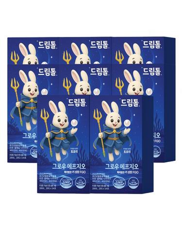 드림톨 그로우 에프지오 8Box(16주분) 키크는 유산균발효굴추출물 FGO