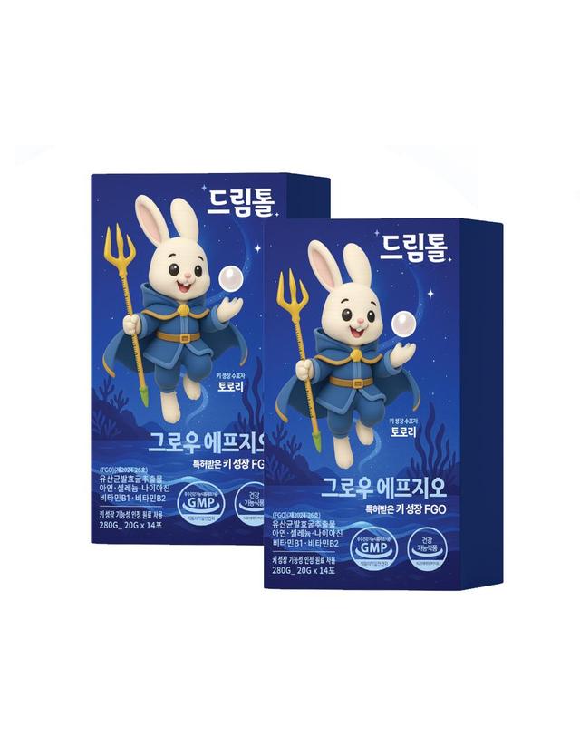 드림톨 드림톨 그로우 에프지오 키크는 유산균발효굴추출물 FGO [개월수 선택] 착용컷