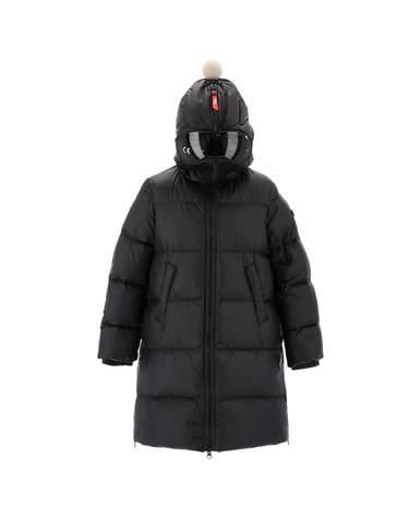 AI라이더스 6세 럭키찬스 키즈 고글 마이크로 립스탑 롱 패딩  CG621B T KJ590 BLACK