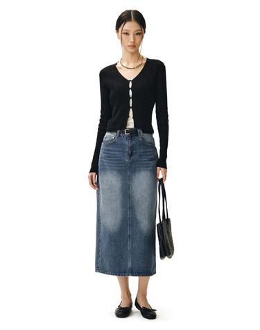 Signature Long Skirt DCSK003BlueB