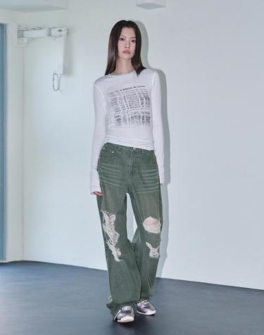 Destroy Jeans DCWPT008Green