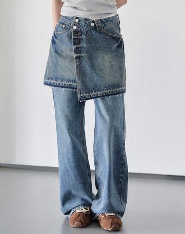 Wrap Skirt DCSK005Blue