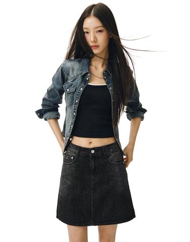 Signature Mini Skirt DCSK001BlackA