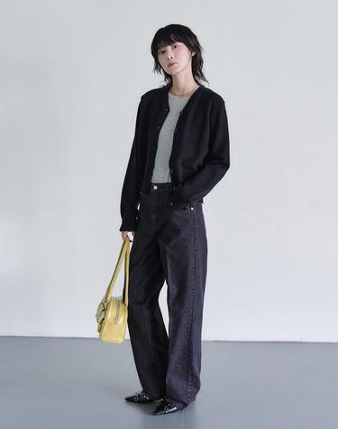 Signature Straight Jeans DCWPT001BlackPink