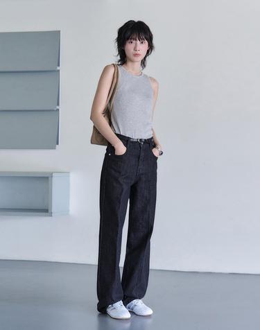 Signature Straight Jeans DCWPT001Black
