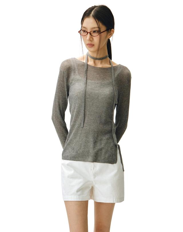 데케트 우먼 Signature Denim Shorts DCWPT007Ivory 착용컷