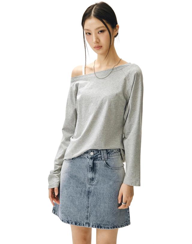 데케트 우먼 Signature Mini Skirt DCSK001LBlueA 착용컷