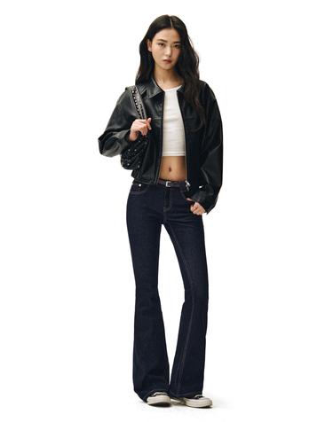 Signature Slim Low Rise Flared Jeans DCWPT006CPINDIGO