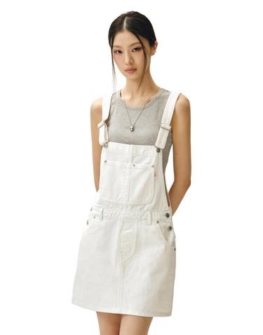 Signature Bib Overalls Skirts DCWOP002WHITE
