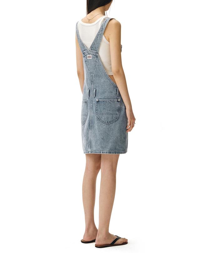 데케트 우먼 Signature Bib Overalls Skirts DCWOP002LIGHTBLUE 착용컷