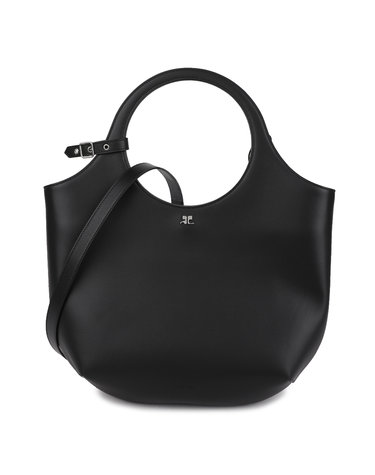 꾸레쥬 홀리 레더 미디엄 가죽 토트백 324GSA116CR0065-9999