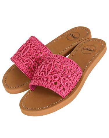 끌로에 26SS 키즈 로제트 샌들 베리푸시아 C20886 46S