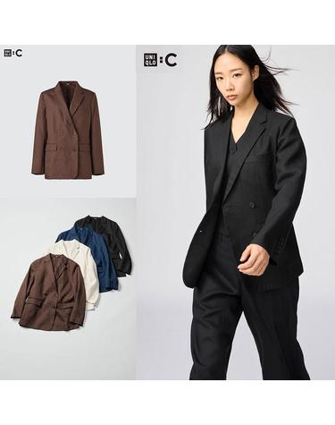 유니클로 C 재팬 프리미엄 린넨 자켓 릴렉스 핏 블레이저 4컬러 483762