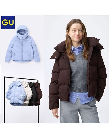 GU 지유 웜 패디드 블루종 자켓 패딩 점퍼 4컬러 357497
