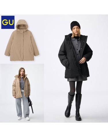 GU 지유 웜 패디드 스티치리스 코트 자켓 패딩 점퍼 3컬러 357678