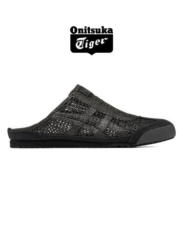 오니츠카타이거 멕시코 66 사봇 남녀 공용 뮬 슬립온 블랙 1183C123.002