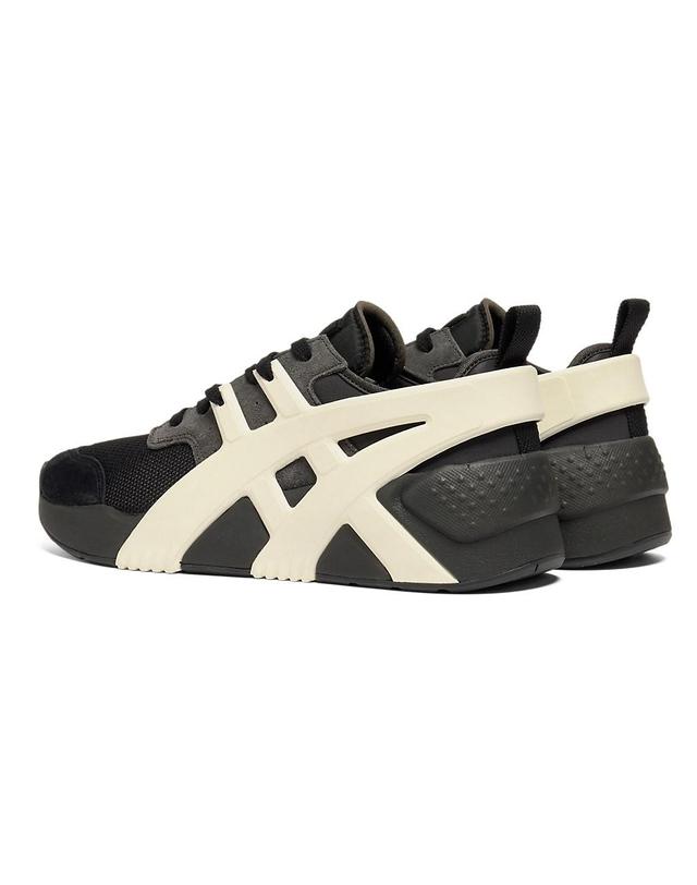 오니츠카타이거 오니츠카타이거 빅 로고 트레이너 2.0 남녀 공용 스니커즈 운동화 블랙 크림 1183C638.002 착용컷