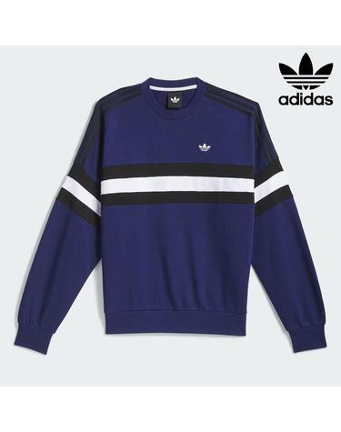 아디다스 오리지널 스케이트 보딩 빈티지 스타일 크루넥 스웨트셔츠 다크 블루 KD1165
