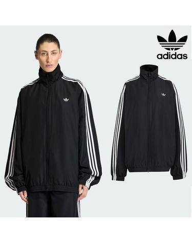 아디다스 오리지널 파이어버드 아딜레늄 트랙 탑 바람막이 집업 자켓 블랙 KD2894