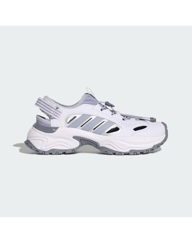 아디다스 아디다스 스니커즈 샌들 남녀 공용 스포츠샌들 실버 그레이 KH5991 착용컷