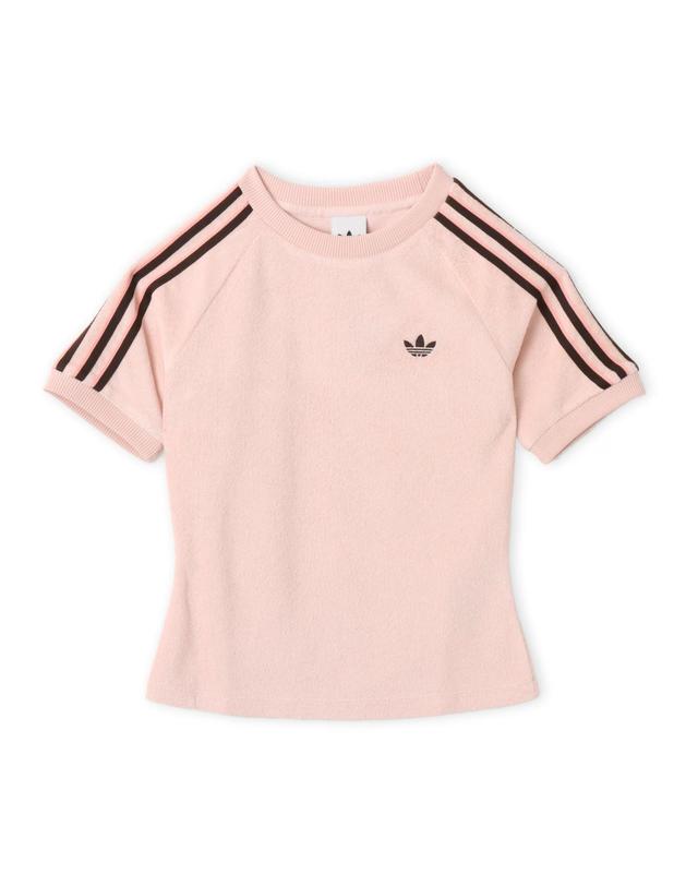 아디다스 아디다스 오리지널 테리 타월 캘리 반팔 티셔츠 2컬러 KD1411 KD1410 착용컷