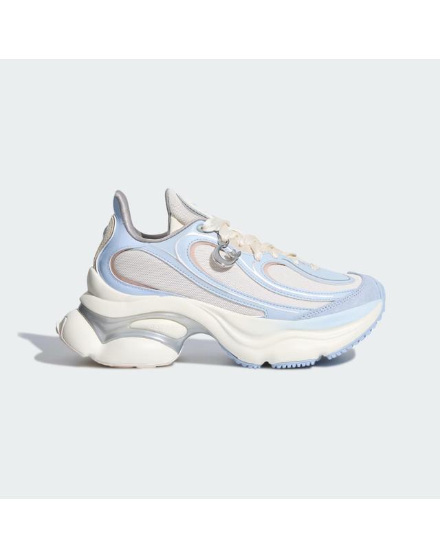 아디다스 아디다스 오리지널 오즈베누즈 남녀 공용 키높이 스니커즈 운동화 화이트 스카이 LA3789 착용컷