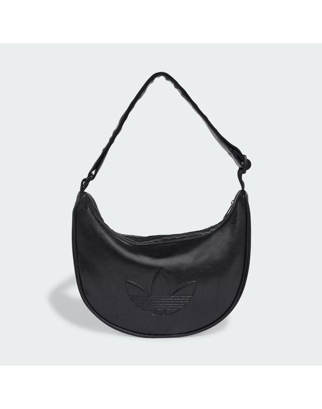 아디다스 아디다스 오리지널 하프문 반달 메탈릭 백 숄더백 크로스백 가방 2컬러 KR1546 KR1562 착용컷