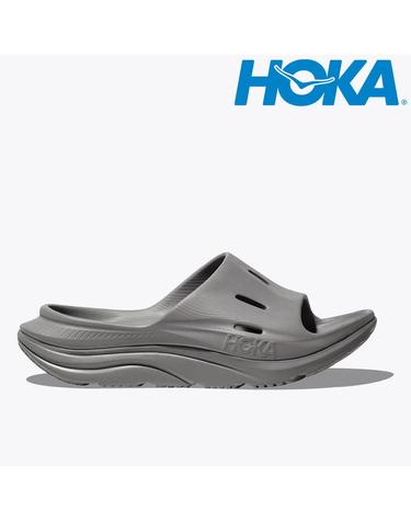 호카 HOKA 오라 리커버리 슬라이드 3 남녀 공용 슬리퍼 샌들 그레이 1135061 GYGY