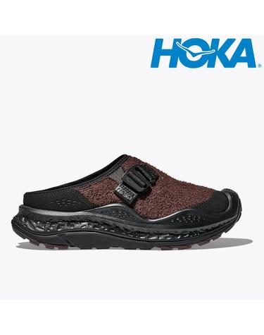 호카 HOKA 오라 프리모 EXT 남녀 공용 뮬 슬라이드 샌들 슬리퍼 블랙 월넛 1168973 BKWL
