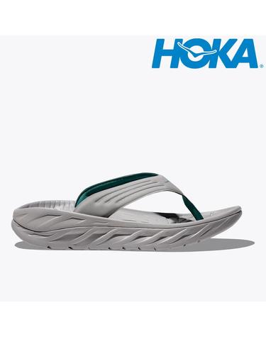 호카 HOKA 오라 리커버리 플립 남성 쪼리 슬리퍼 플립플랍 스텔라 그레이 1099675 SYC