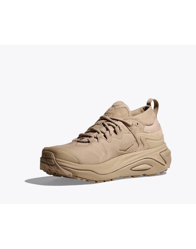 호카 호카 HOKA 카하 3 로우 GTX 남성 트레킹화 등산화 운동화 린넨 오토 밀크 1162532 RWL 착용컷