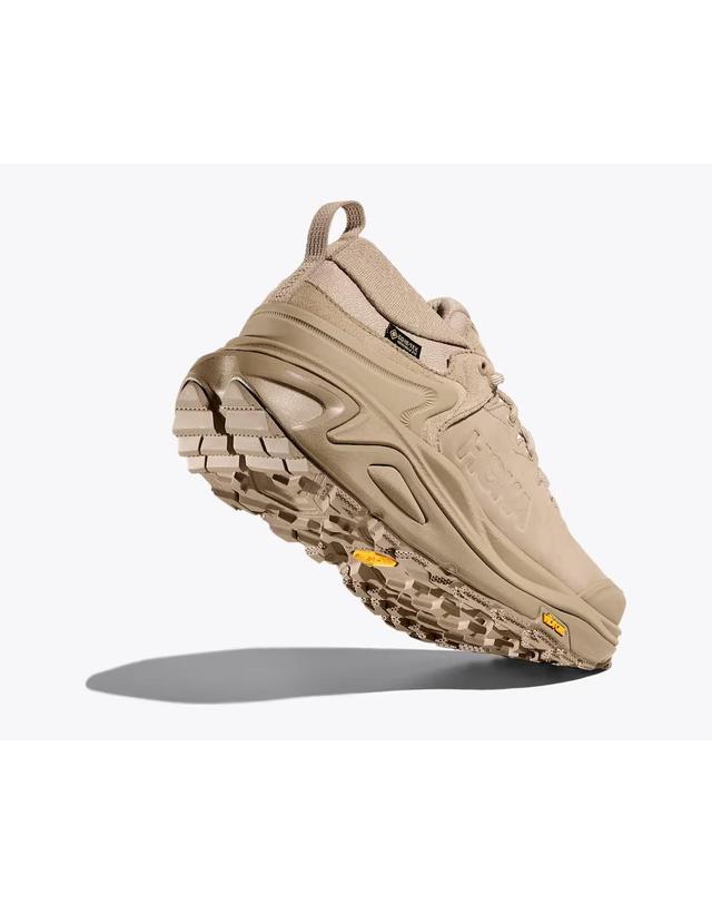 호카 호카 HOKA 카하 3 로우 GTX 남성 트레킹화 등산화 운동화 린넨 오토 밀크 1162532 RWL 착용컷
