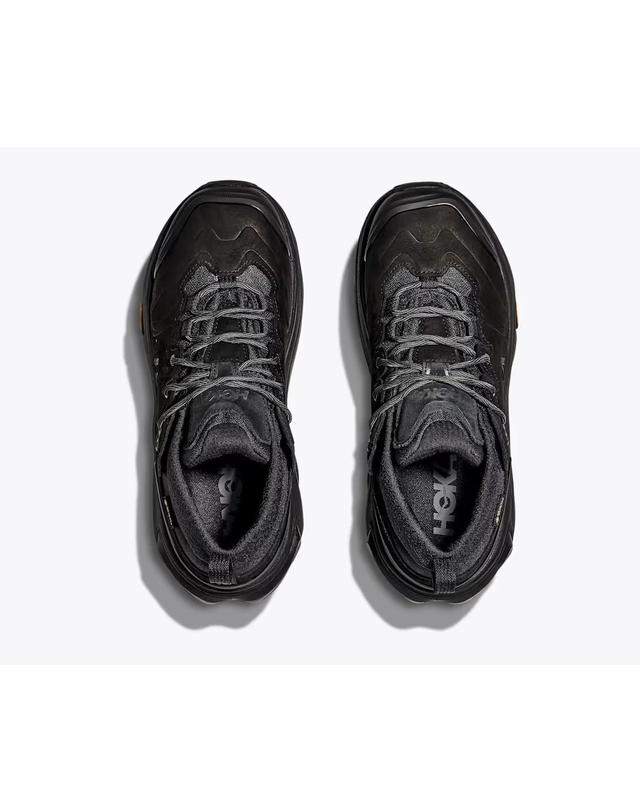 호카 호카 HOKA 카하 3 로우 GTX 남성 트레킹화 등산화 운동화 블랙 1162532 BBLC 착용컷