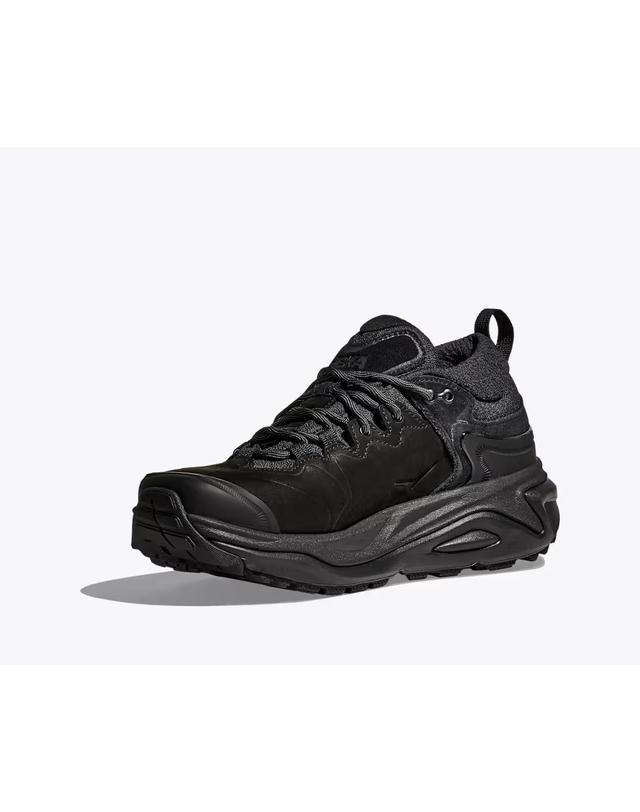 호카 호카 HOKA 카하 3 로우 GTX 남성 트레킹화 등산화 운동화 블랙 1162532 BBLC 착용컷