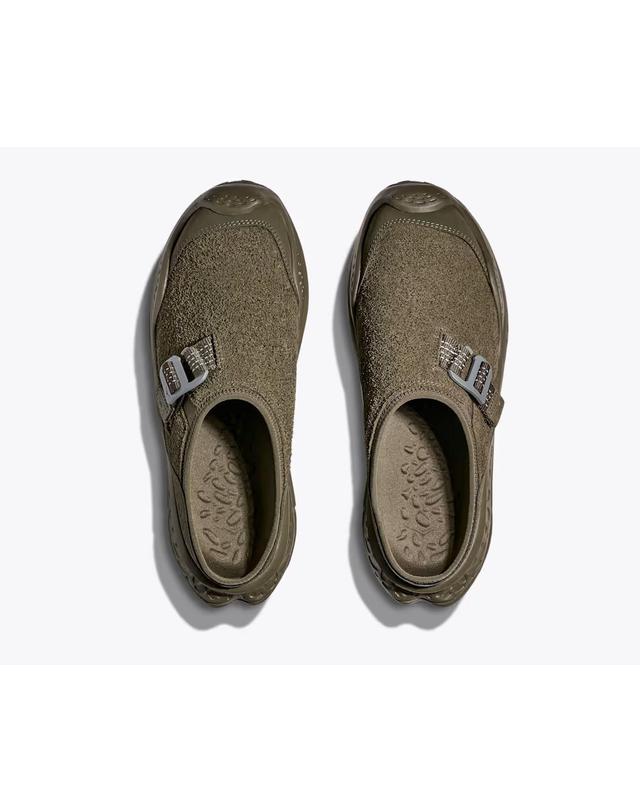 호카 호카 HOKA 오라 프리모 EXT 남녀 공용 뮬 슬라이드 샌들 슬리퍼 앤티크 올리브 1168973 AQLV 착용컷